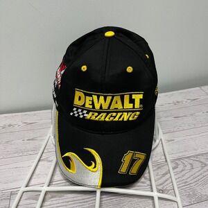 NASCAR Roush Racing DeWalt 17 Hat Black Yellow Smirnoff Ice Team Caliber Cap